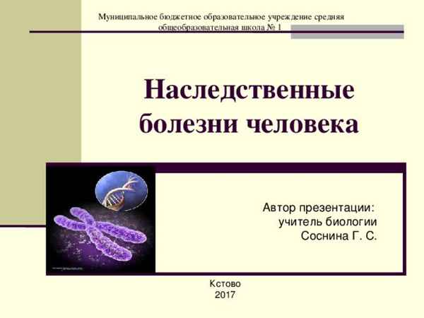 
    Урок в 11-м классе "Наследственные болезни человека"

      