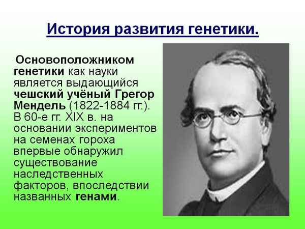 
    История развития генетики

      