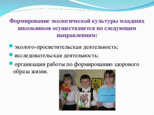 
    Программа развития экологической культуры младших школьников

      