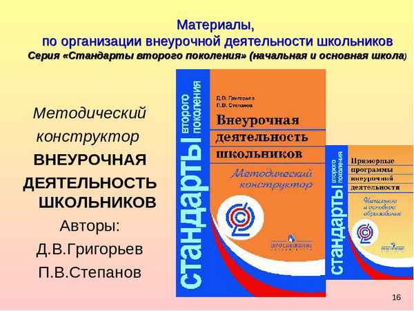 
    Организация внеурочной деятельности младших школьников в условиях реализации ФГОС нового поколения

      