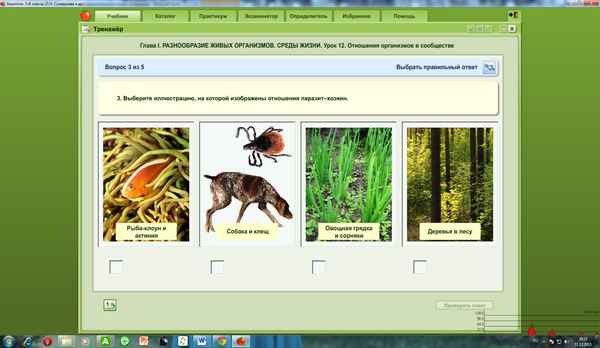
    "Отношения организмов в сообществе". 5-й класс

      
