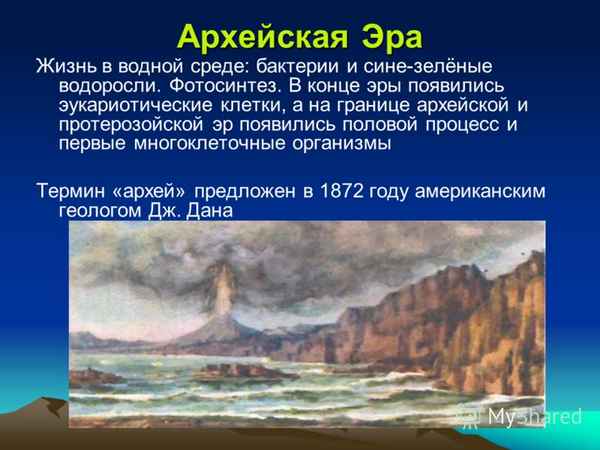 Развитие жизни в архейскую эру